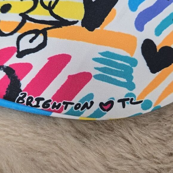 BRIGHTON GRAFFITI LOVE FLORAL CROSSBODY BELT BAG - NEW - Picture 5 of 10